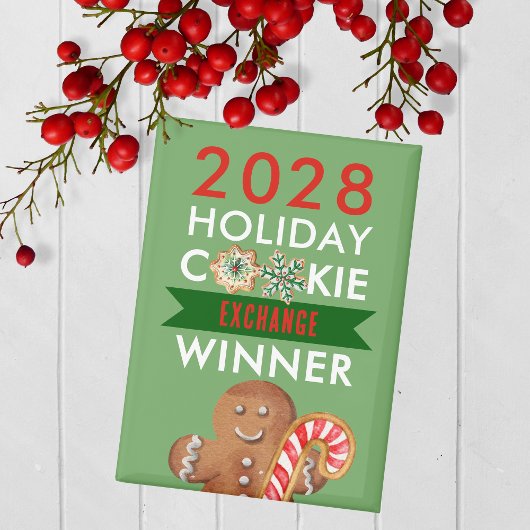 Holiday Cookie Contest Winner Award Prize Magnet マグネット