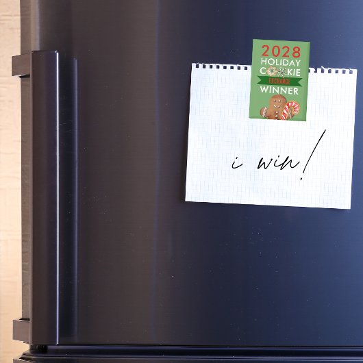 Holiday Cookie Contest Winner Award Prize Magnet マグネット