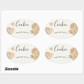 Holiday Cookie Exchangeステッカーラベル 楕円形シール (シート)