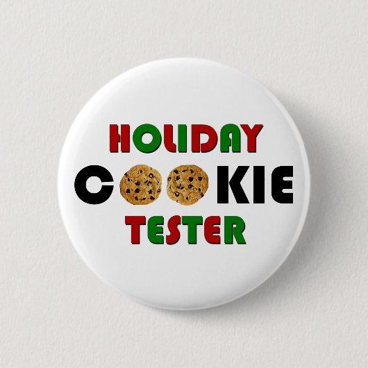 Holiday Cookie Testerボタン 缶バッジ (正面)