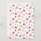 Holiday Cookies and Cocoa Pink Merry Christmas シーズンカード (裏面)