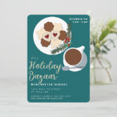 Holiday Cookies & coffee/tea bazaarのお知らせ 招待状 (スタンド正面)