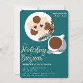 Holiday Cookies & coffee/tea bazaarのお知らせ 招待状 (正面)
