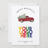 Holiday Corporate Business Logo Christmas Tree (正面)