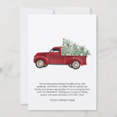 Holiday Corporate Business Logo Christmas Tree (裏面)