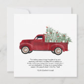 Holiday Corporate Business QR Code Christmas Tree (裏面)