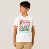 "Holiday Crewと作る思い出" Tシャツ (正面フル)