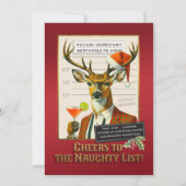 Holiday Crimes Unit – Reindeer Repeat Offender 招待状 (正面)