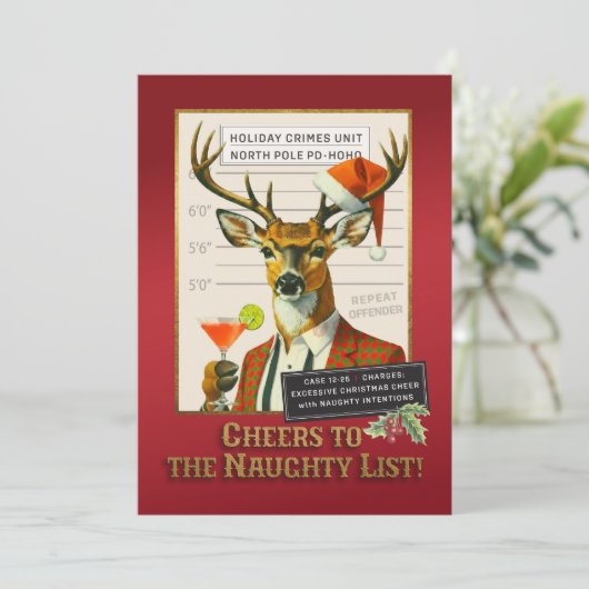 Holiday Crimes Unit – Reindeer Repeat Offender 招待状 (スタンド正面)