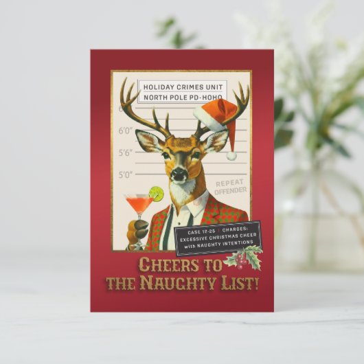 Holiday Crimes Unit – Reindeer Repeat Offender 招待状 (スタンド正面)