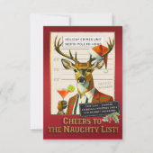 Holiday Crimes Unit – Reindeer Repeat Offender 招待状 (正面)
