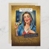 Holiday Crimes Unit – Virgin Mary, Naughty or Nice 招待状 (正面/裏面)