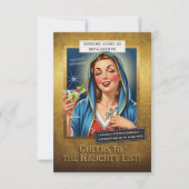 Holiday Crimes Unit – Virgin Mary, Naughty or Nice 招待状 (正面)