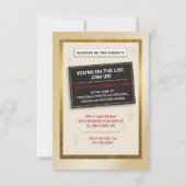 Holiday Crimes Unit – Virgin Mary, Naughty or Nice 招待状 (裏面)