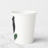 Holiday Crow with Top Hat 紙コップ (左)