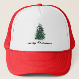 Holiday Custom Christmas Tree Mark Trucker Hat キャップ