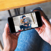 Holiday Cute Snowflake お洒落 1カラフル写真 シーズンカード