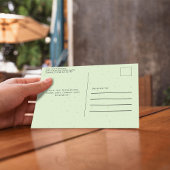 Holiday Cute Snowflake お洒落 1カラフル写真 シーズンポストカード