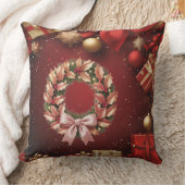 Holiday decorative pillow クッション (ブランケット)