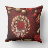 Holiday decorative pillow クッション (正面)