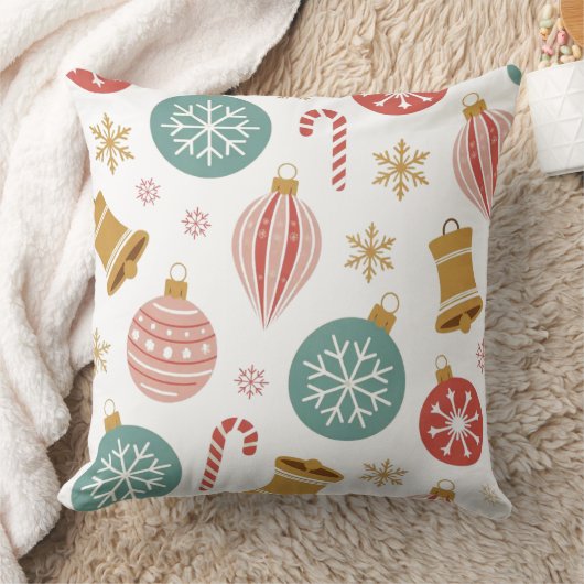 Holiday decorative pillow クッション (ブランケット)