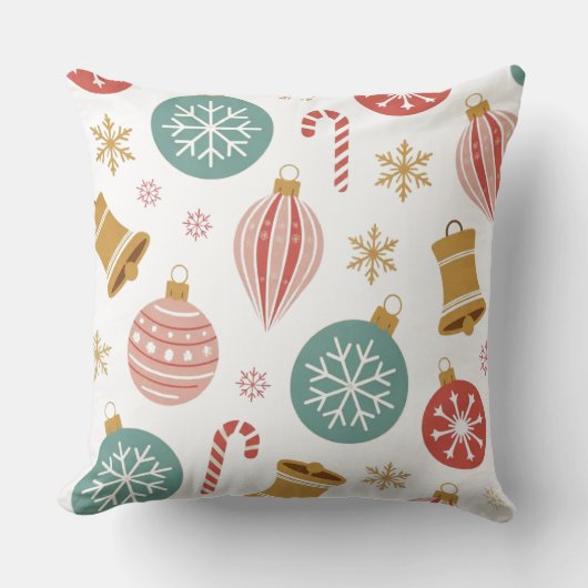 Holiday decorative pillow クッション (正面)