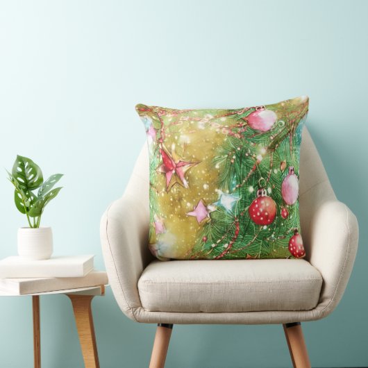 Holiday decorative pillow クッション (椅子)