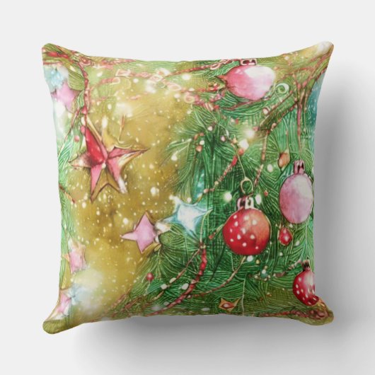 Holiday decorative pillow クッション (裏面)