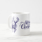 Holiday Deer コーヒーマグカップ (正面左)