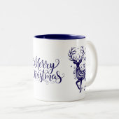 Holiday Deer ツートーンマグカップ (正面右)