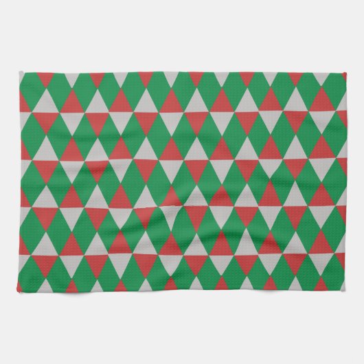 Holiday Diamonds キッチンタオル (横)