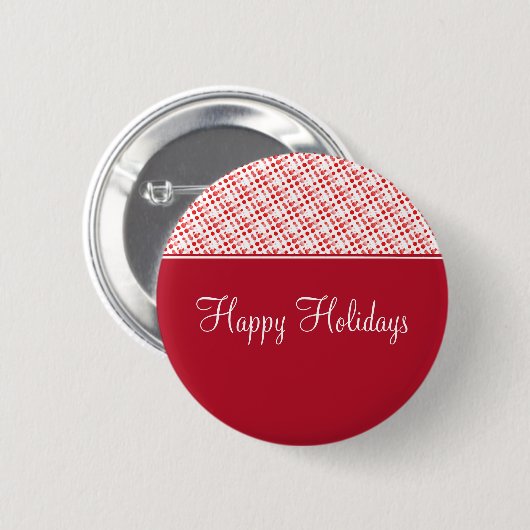 Holiday Effervescence Christmas Button 缶バッジ (正面&裏面)