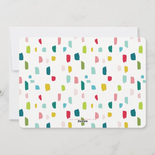 HOLIDAY FAMILY写真フェスティバルクリスマスボーブルレッド シーズンカード (裏面)