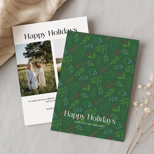 Holiday Family Photo Card シーズンカード