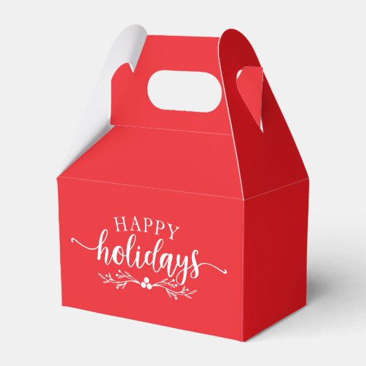 Holiday Favor Gift Box フェイバーボックス (正面サイド)