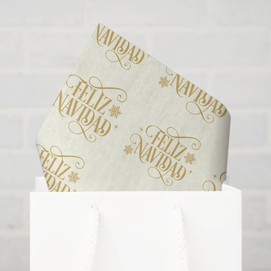 Holiday Feliz Navidad Tissue Paper 薄葉紙 (ギフトバッグ)