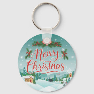 Holiday Festive Merry Christmas Celebration キーホルダー