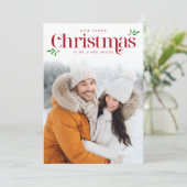 Holiday First Christmas Newlywed Card シーズンカード (スタンド正面)