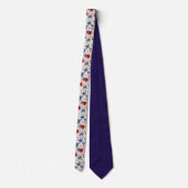 Holiday - Fourth of July Patriotic Floral Necktie ネクタイ (裏面)