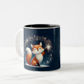 Holiday Fox Charm Mug ツートーンマグカップ (正面左)