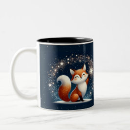 Holiday Fox Charm Mug ツートーンマグカップ