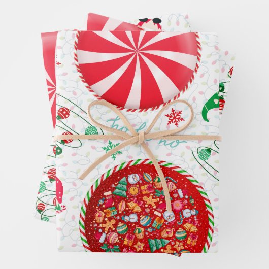 Holiday Fun ラッピングペーパーシート (インサイチュ)