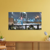 Holiday Fun at Canalside キャンバスプリント (インサイチュ (リビング))