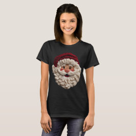 Holiday Fun - Faux Yarn Santa  Tシャツ