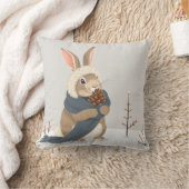 Holiday fun rabbit style winter wonder クッション (ブランケット)