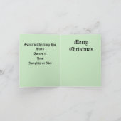 Holiday G Card :メリークリスマス シーズンカード (内部)
