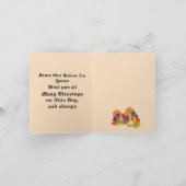 Holiday G Card ：感謝祭賛美の シーズンカード (内部)