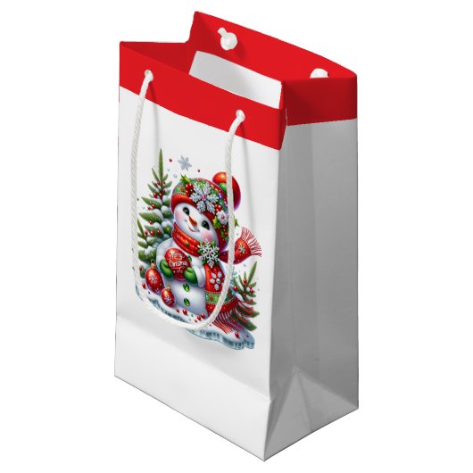 Holiday Gift Bag スモールペーパーバッグ (正面アングル)