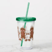 Holiday Gingerbread Beverage Tumbler アクリルタンブラー (裏面)