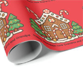 Holiday Gingerbread House ラッピングペーパー (ロールコーナー)